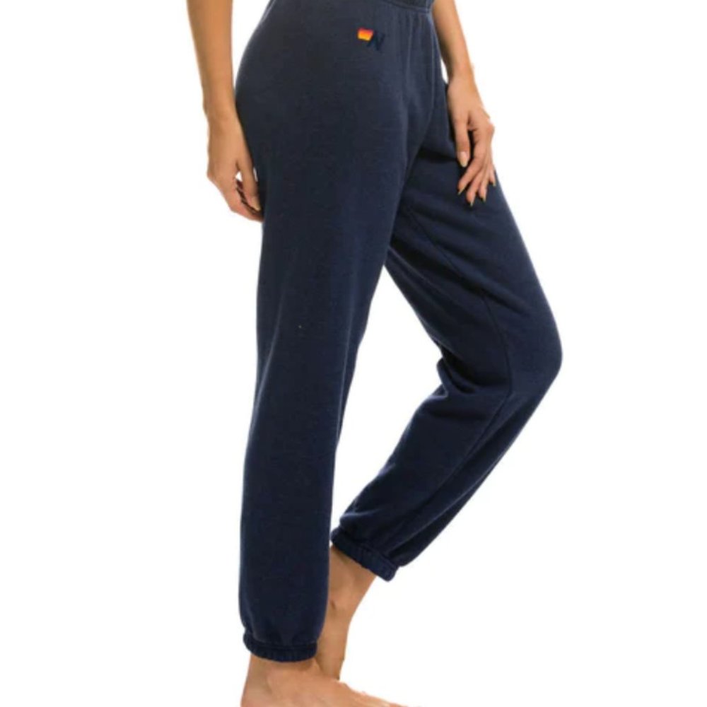 NEW! AVIATOR NATION 5 STRIPE SWEATPANTS - SURF, BEACH, LOUNGE - WITH TAGS -SMALL - Picture 2 of 5